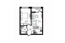1-к кв. Адыгея, Майкоп  (40.82 м²)